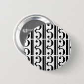 C-Clef Ronde Button 5,7 Cm (Voorkant /achterkant)