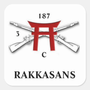 C CO 3D BN 187E INFANTERIE Stickers