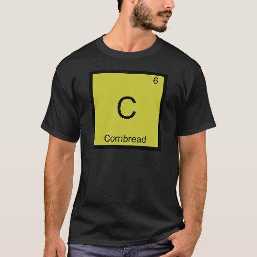 C - Codebrood Scheikundige scheikunde T-shirt (Voorkant)