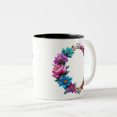 C Coffee Mok – Floral Design voor Gifting (Voorkant rechts)