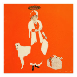 C Coles Phillips "Cadeau Day Saint" Fadeaway Girl Foto Afdruk