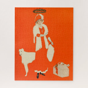 C Coles Phillips "Cadeau Day Saint" Fadeaway Girl Legpuzzel
