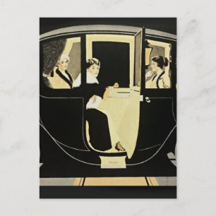 C Coles Phillips “Flanders Koloniale Elektrische” Briefkaart