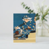 C Coles Phillips Hosiery Ad in  Roadster Briefkaart (Staand voorkant)