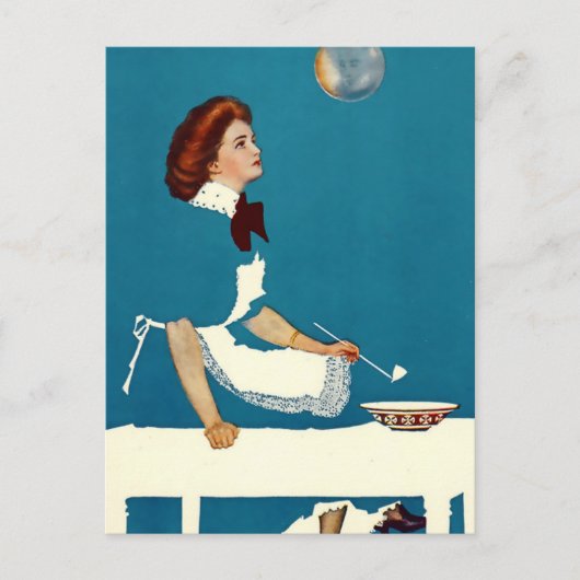 C Coles Phillips “Illusie” Magazine Cover Briefkaart (Voorkant)