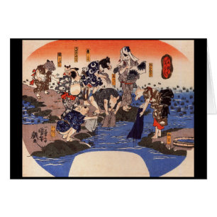 C. de peinture japonais samouraï 1800's