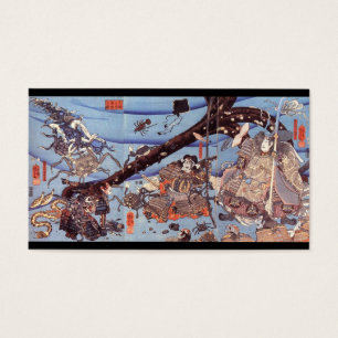 C. de peinture japonais samouraï 1800's