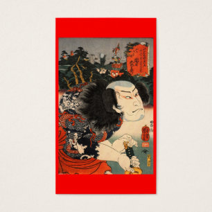 C. de peinture japonais samouraï 1800's