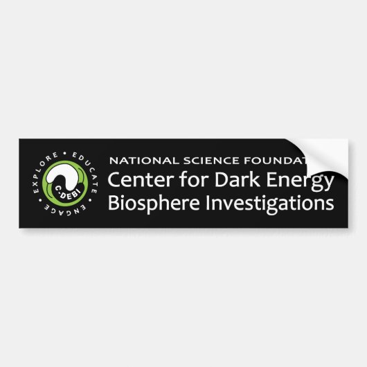 C-DEBI Black Bumpersticker (Voorkant)