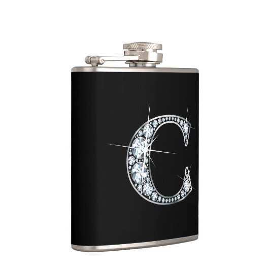 C "Diamond Bling"-fles Heupfles (Rechts)