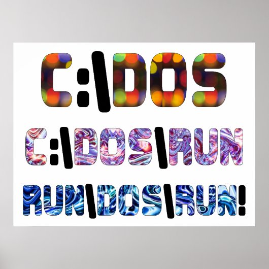 C:\DOS\RUN POSTER (Voorkant)