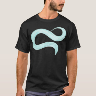 C elegans Nematode Worm Illustratie T-shirt