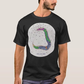 C elegans wormborduurwerk Klassieke TShirt