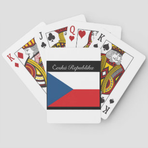Č eská republika vlajka pokerkaarten