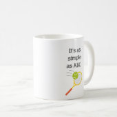 C’est aussi simple que ABC Coffee Mug (Devant droit)