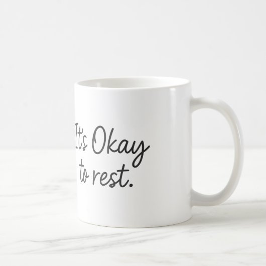 C’est bon de se reposer - Coffee Break Mug (Droite)