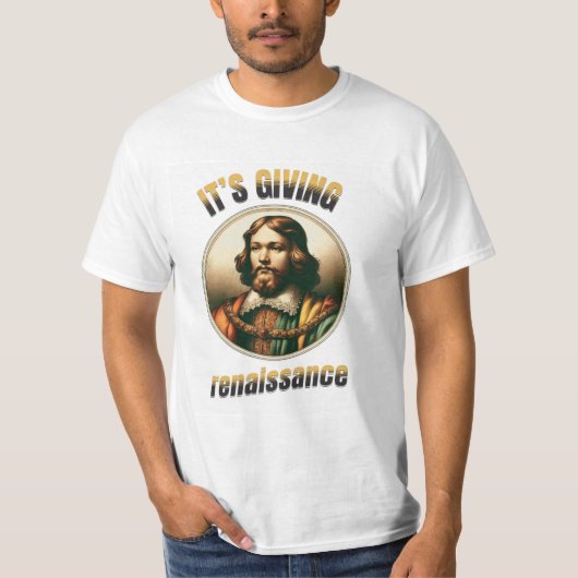 C’est donner un T-shirt esthétique à la Renaissanc (Devant)