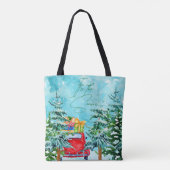 C’est la saison ! Sac fourre-tout de peinture aqua (Dos)