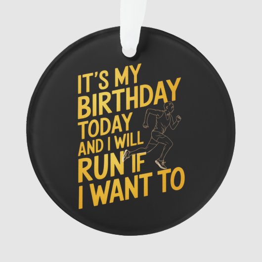 C’est mon anniversaire aujourd’hui et je vais cour (devant)