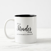 C’est plus difficile... Mug à café à deux tons (Gauche)