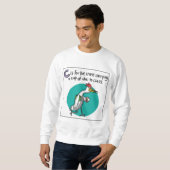 C est pour Chai Adult Crewneck Sweatshirt (Devant entier)