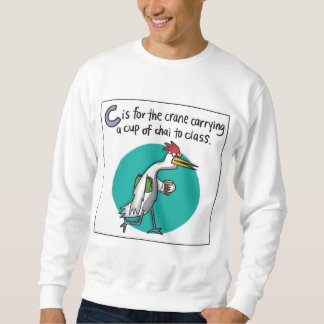 C est pour Chai Adult Crewneck Sweatshirt