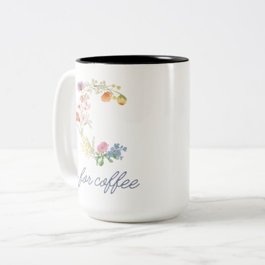 C est pour le café Mug (Devant gauche)