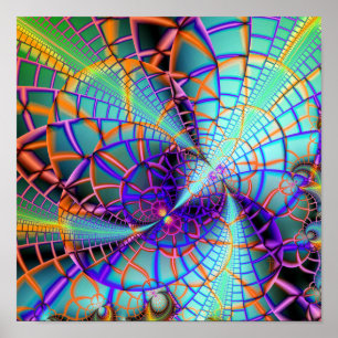 C’est un Mess temporel (12" x 12") Poster d’impres