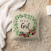 C’est une fille Coussin de la révélation de genre (Couverture)