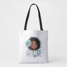 C’est une fleur bleue fille, petite fille, sac fou