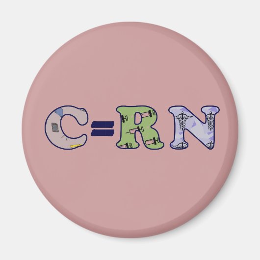 C Étudiant Infirmière Magnet (Devant)