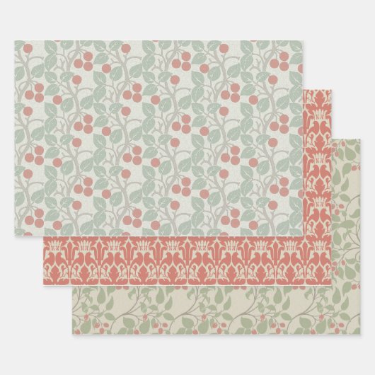 C. F. A. Voysey Feuilles de papier d'emballage de  (Lot)