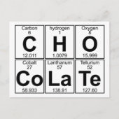 C-H-O-Co-La-Te (chocolade) - volledig Briefkaart (Voorkant)