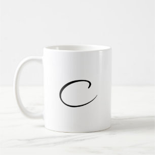 C initiaal Accent Coffee Mok-Moederdag Gift-Gift Koffiemok
