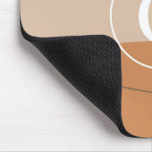 C - Initiaal Monogram Letter C Abstract ontwerp Muismat (Hoek)