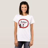 C initial / Ecriture - T-shirt Nano Hanes pour fem (Devant entier)