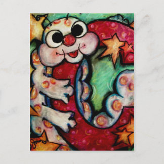 C is voor Caterpijler Briefkaart