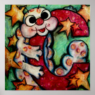 C is voor Caterpijler Poster