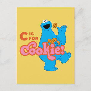 C is voor Cookie Briefkaart