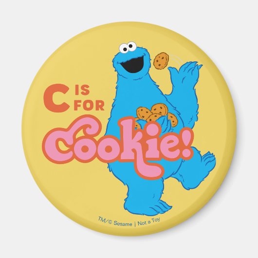 C is voor Cookie Magneet (Voorkant)
