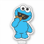 C is voor Cookie Monster | Jouw namen toevoegen Sticker (Voorkant)