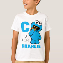 C is voor Cookie Monster | Jouw namen toevoegen Tri-Blend Shirt