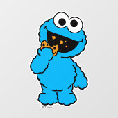 C is voor Cookie Monster Raamsticker (Vel)