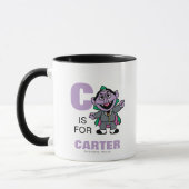 C is voor Count von Count | Jouw namen toevoegen Mok (Links)