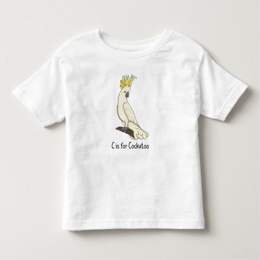 C is voor Kaketoe Kinder Shirts (Voorkant)