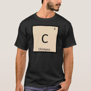 C - Kikkererwten Chemie Periodiek Systeem Symbool T-shirt