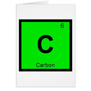 C - Koolstof Chemie Periodiek Systeem Symbool