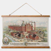 C.L. Centlivre Brewing Company Fabrieksgebouwen. Hangend Wandkleed (Voorkant)