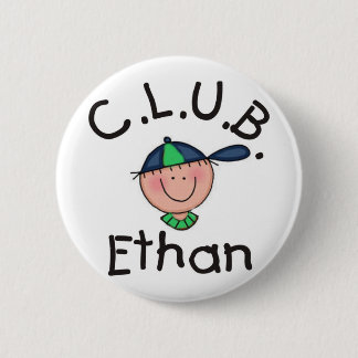 C.L.U.B. Ethan Round Pin Ronde Button 5,7 Cm