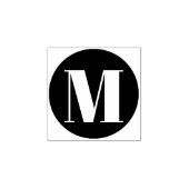 C Lijst monogram AFF Rubberstempel (Afrduk)